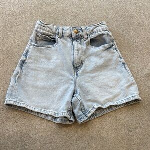 Light Blue Denim Women's Shorts